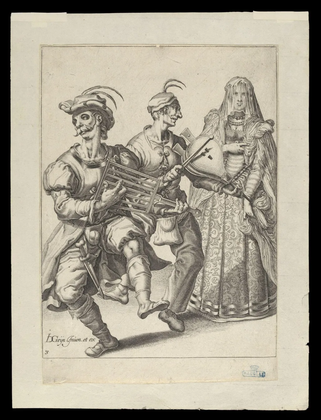 H Beard Print Collection, by Jacques de Gheyn