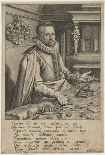 Abraham Gorlaeus, by Jacques de Gheyn II