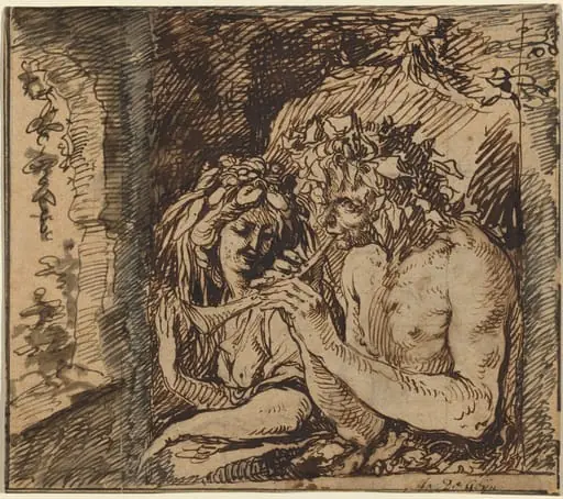 Bacchus and Ceres, by Jacques de Gheyn II