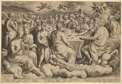 Banquet of the Gods at the Wedding of Peleus and Thetis, by Jacques de Gheyn II