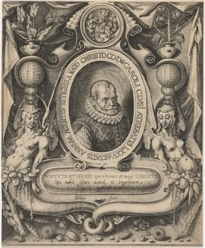 Carolus Clusius, Professor of Botany at Leyden, by Jacques de Gheyn II