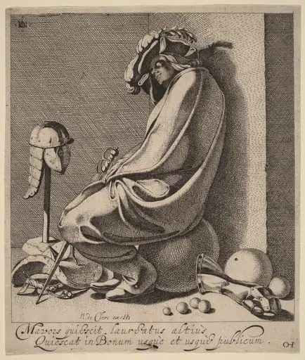 Mars Sleeping, by Jacques de Gheyn III