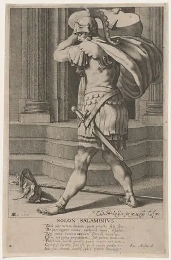 Solon Salaminius, by Jacques de Gheyn III