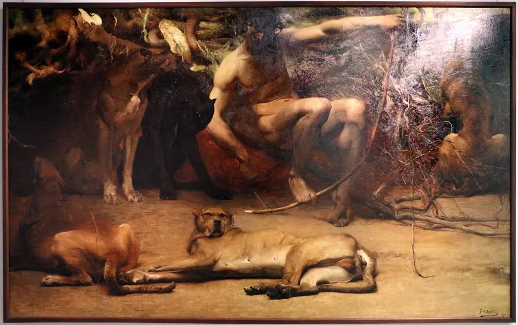 De primitieve jager, by Jacques de Lalaing