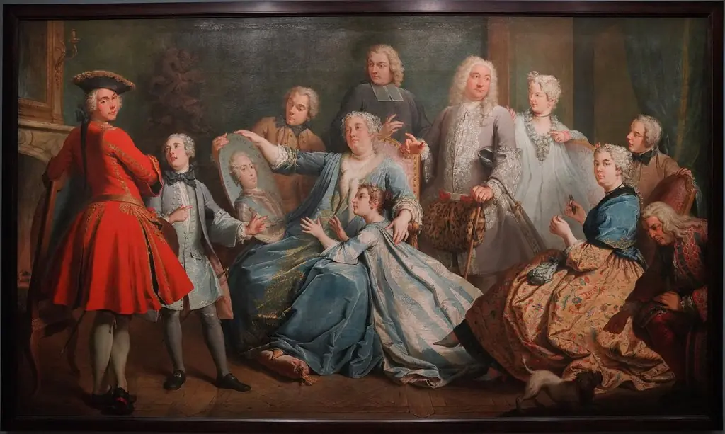 Madame Mercier entourée de sa famille