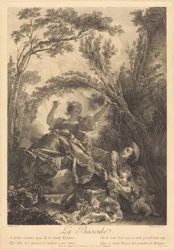 La Bascule, by Jacques-Firmin Beauvarlet
