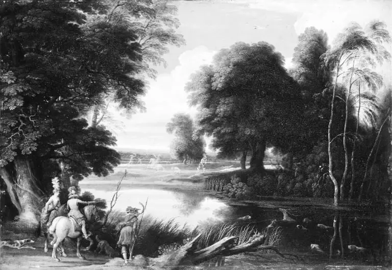 Landscape with Hunters, by Jacques Fouquier