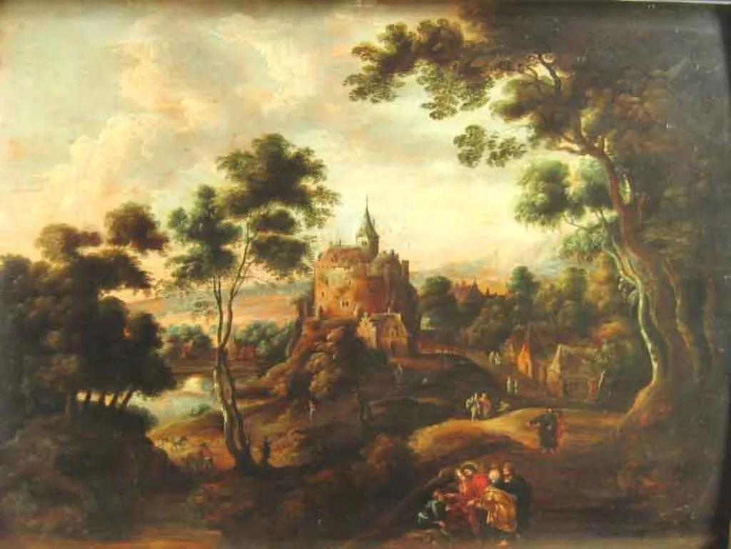 Vindecarea orbului, by Jacques Fouquieres, unspecified