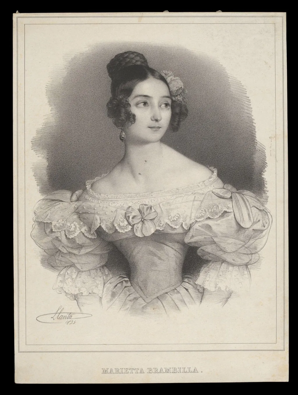 H Beard Print Collection, by Jacques Francois Gauderique Llanta, 1835