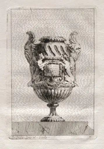 Suite of Vases:  Plate 11, by Jacques François Saly