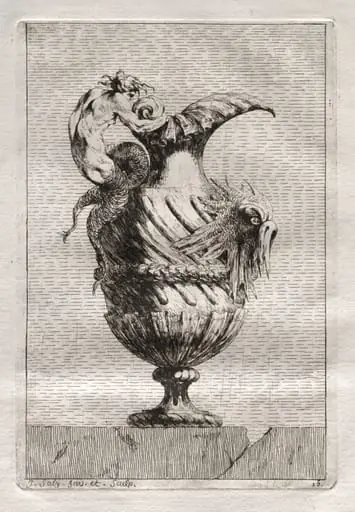 Suite of Vases: Plate 16, by Jacques François Saly