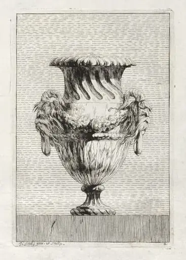 Suite of Vases:  Plate 2, by Jacques François Saly