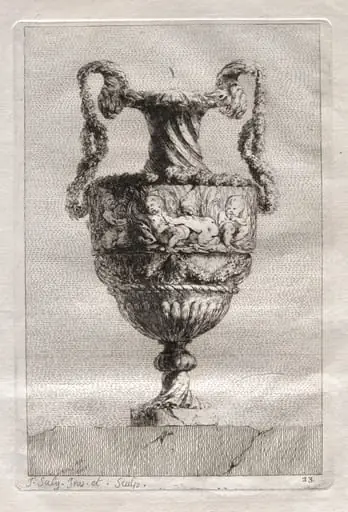 Suite of Vases: Plate 23, by Jacques François Saly