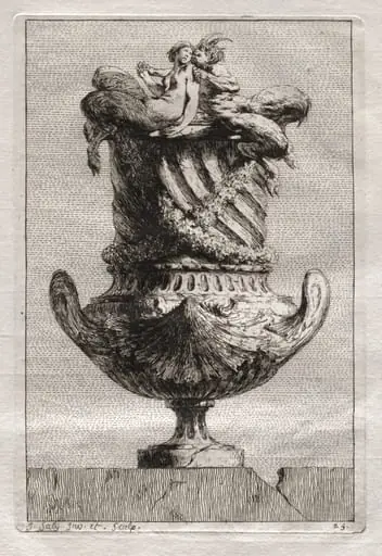 Suite of Vases: Plate 25, by Jacques François Saly