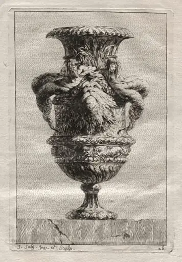 Suite of Vases: Plate 26, by Jacques François Saly