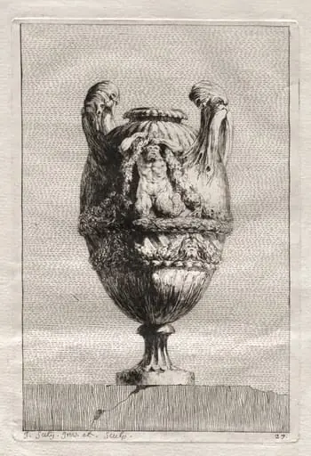 Suite of Vases: Plate 27, by Jacques François Saly