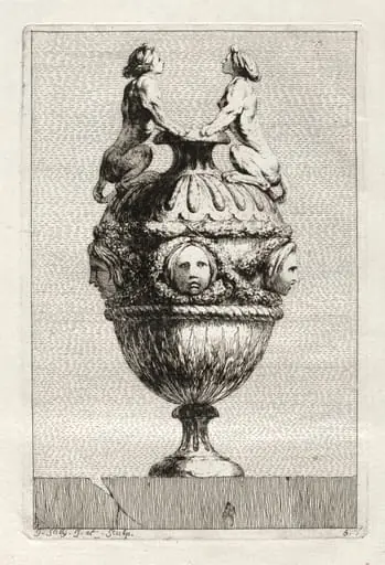Suite of Vases: Plate 5, by Jacques François Saly
