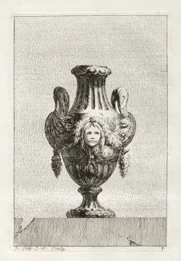 Suite of Vases: Plate 8, by Jacques François Saly