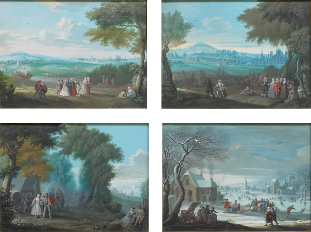 Four Landscapes, Representing the Four Seasons