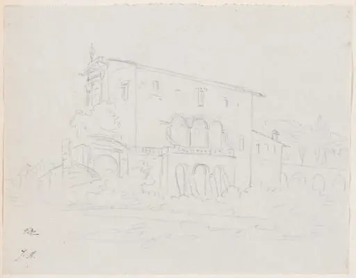A Roman Church, by Jacques-Louis David
