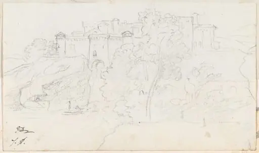 Castle on a Hill, by Jacques-Louis David