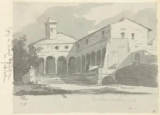 Church of Sant' Onofrio, Rome, by Jacques-Louis David