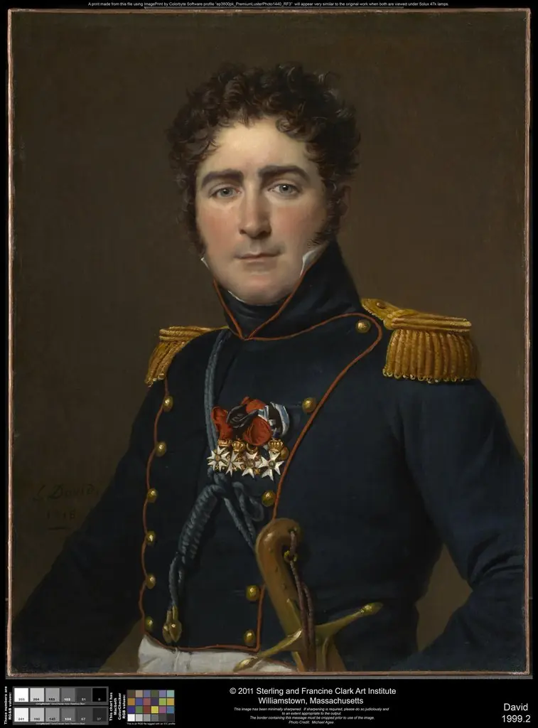 Comte Henri-Amédée-Mercure de Turenne-d'Aynac, by Jacques-Louis David