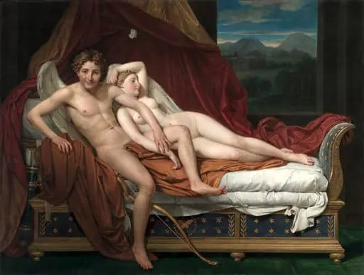 Cupid and Psyche, by Jacques-Louis David