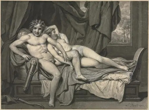 Cupid and Psyche, by Jacques-Louis David