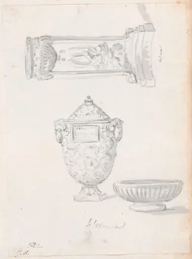 Decorative Details from Florence and the Vatican, by Jacques-Louis David