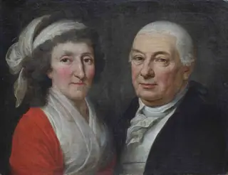 Dublu portret (soț și soție), by Jacques-Louis David, 1796