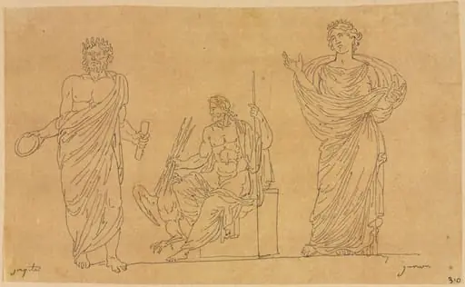 Gods and Goddess, by Jacques-Louis David