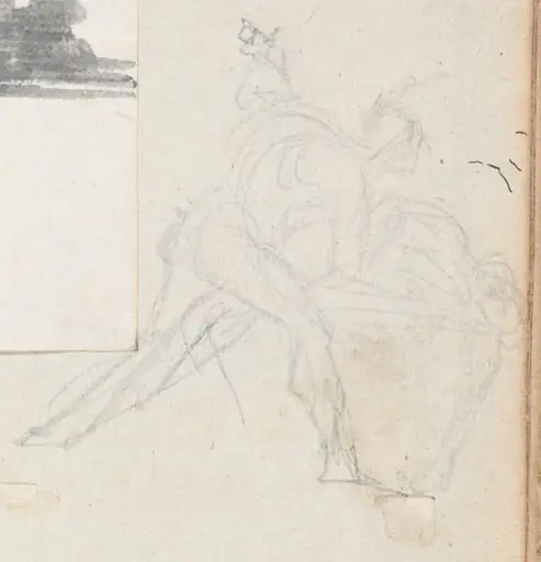 Man Reaching into a Large Basket, by Jacques-Louis David