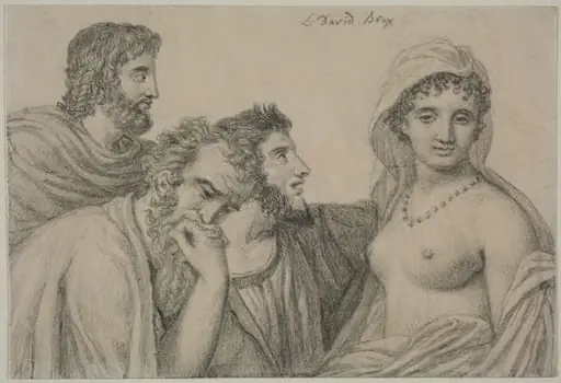 Phryne before Her Judges, by Jacques-Louis David