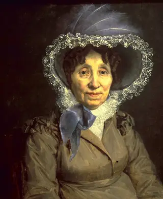 Portrait of an Elderly Lady, by Jacques-Louis David, 1820