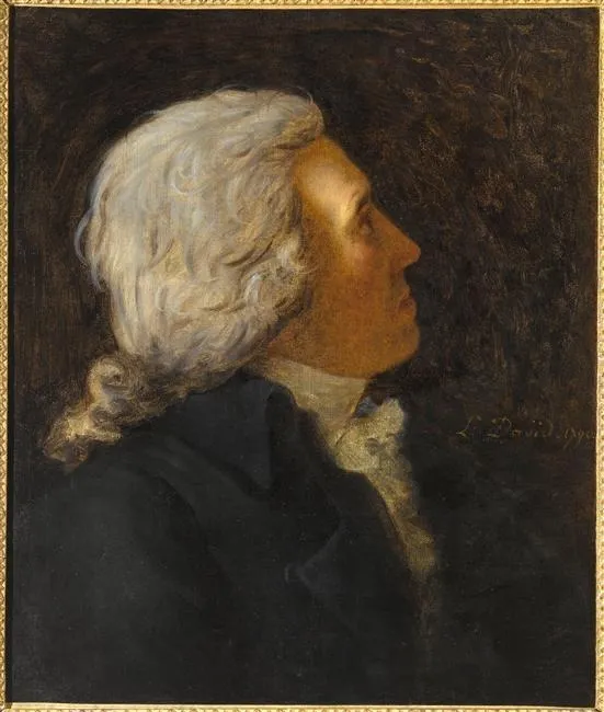 Portrait of Bertrand Barère de Vieuzac, by Jacques-Louis David, oil, 1796