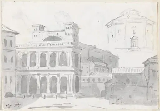 San Giovanni Laterano and a Baptistry, by Jacques-Louis David