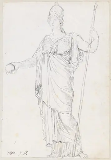 Statue of Minerva, by Jacques-Louis David