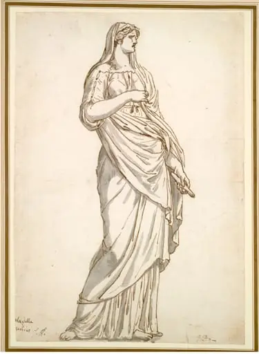 Study of the Sabine Statue from the Villa Medici, by Jacques-Louis David