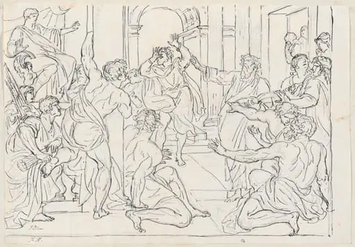 The Blinding of Elymas, by Jacques-Louis David