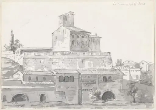The Canonica of Sant'Ambrogio, Milan, by Jacques-Louis David
