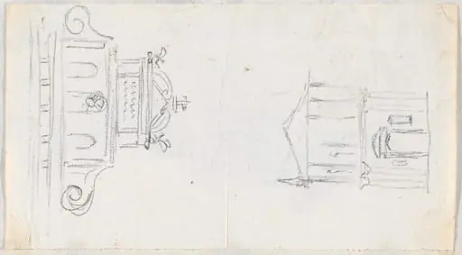 Two Church Facades, by Jacques-Louis David