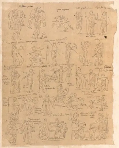 Warriors with Victims, and Other Classical Subjects, by Jacques-Louis David