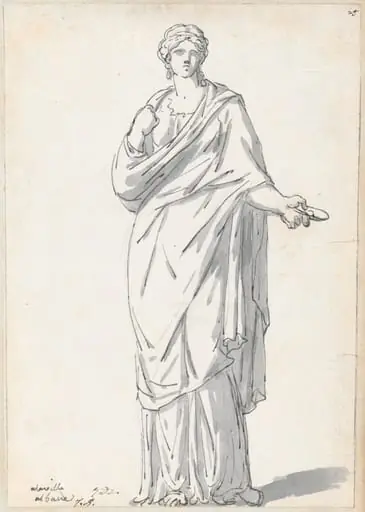 Woman from the Villa Albani, by Jacques-Louis David