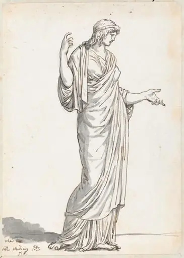 Woman from the Villa Medici, by Jacques-Louis David