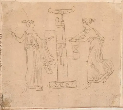 Women at an Altar, by Jacques-Louis David