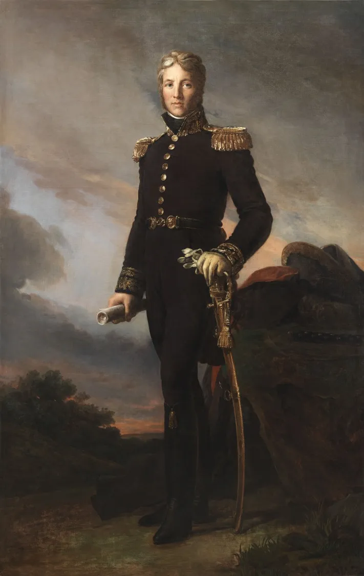 Jean-Victor Moreau (1763-1813), général en chef de l'armée du Rhin, by Jacques-Luc Barbier-Walbonne, oil, 1816