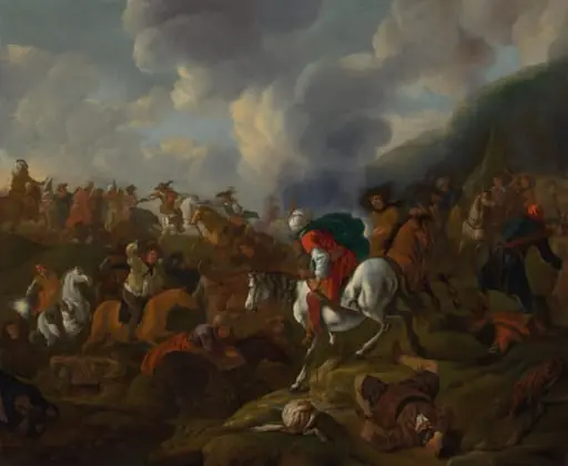 A Cavalry Encounter between Turkish Troops and the Troops of the Austrian Emperor, by Jacques Muller