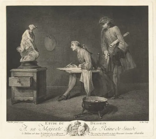 Etude du dessin (The Drawing Lesson), by Jacques-Philippe Le Bas