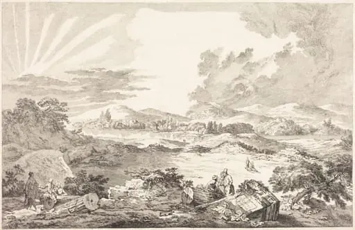 The Dromos, Athens, by Jacques Philippe LeBas